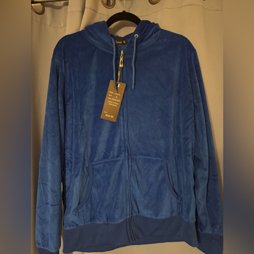 Women’s royal blue tracksuit, XL